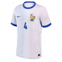 Camiseta Francia Dayot Upamecano #4 Visitante Equipación Eurocopa 2024 manga corta